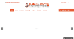 Desktop Screenshot of madhureddy.com